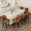 Vipbear Swivel Counter Height Bar Stools Set of 6, 26.8" H Counter Stools by VipbearLiving