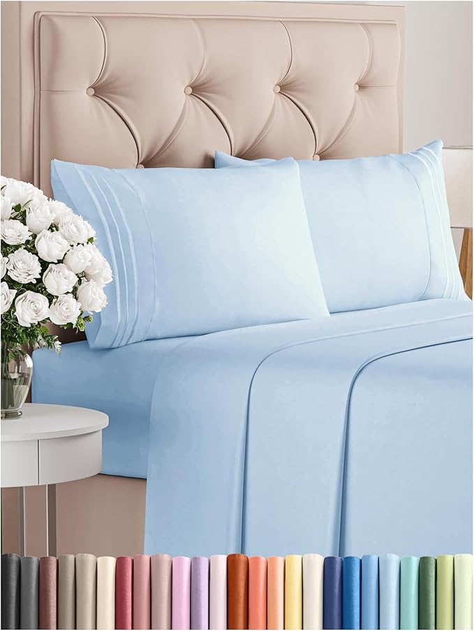 Queen Size 4 Piece Sheet Set by CGKUnlimited