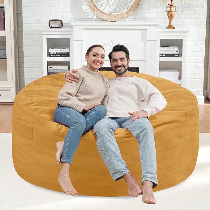 4FT Bean Bag Chair, Large Bean Bag Chairs - Image 2