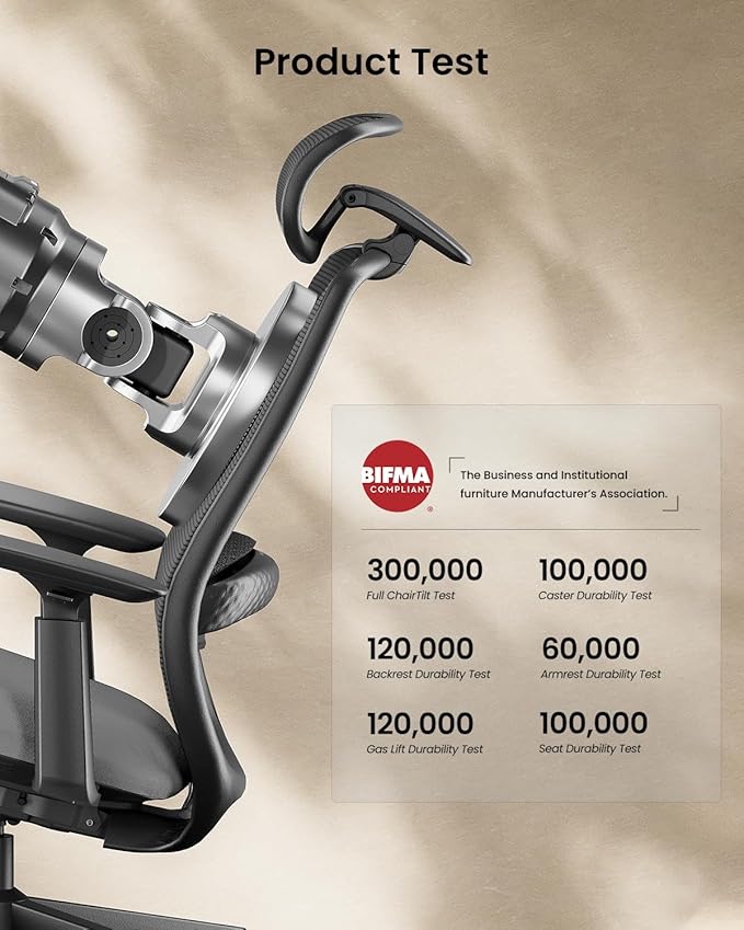 ProtoArc Ergonomic Office Chair – EC200 High-Back Mesh Computer Chair - Image 9