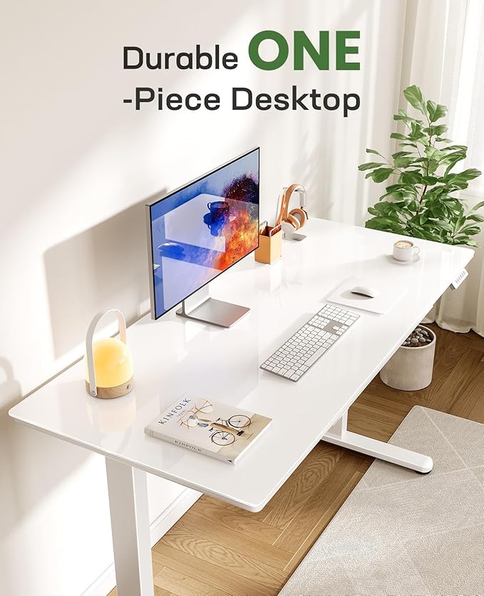 Marsail Glass Electric Standing Desk - Image 8