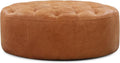 Poly & Bark Ascot Ottoman – 40" Round Pouf by POLYBARK