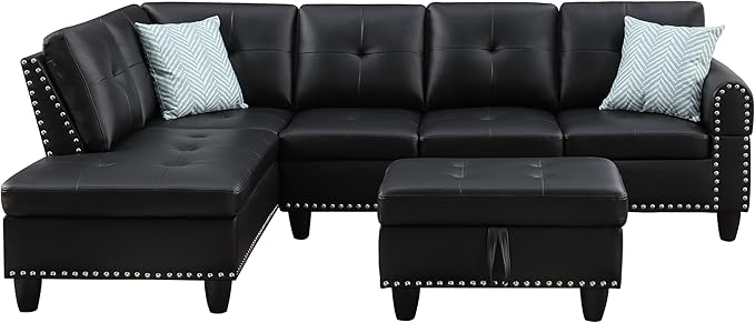 Ball & Cast 98" L Shaped Sectional Couch - Image 12