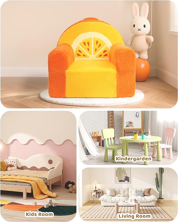 Toddler Chair, Comfy Foam Kids Couch - Image 9