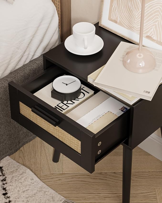 Bedroom Nightstands Wooden Night Stands - Image 4