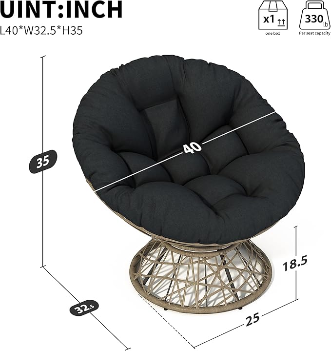 Ball & Cast Ergonomic Wicker Chair - Image 2