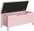 GAOMON Storage Bench with Cushion, 39.4” Wooden Chest Storage Box with 2 Safety by GAOMON