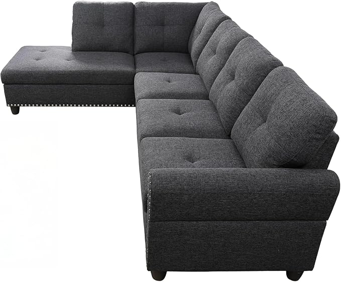 Ball & Cast 98" L Shaped Sectional Couch - Image 4