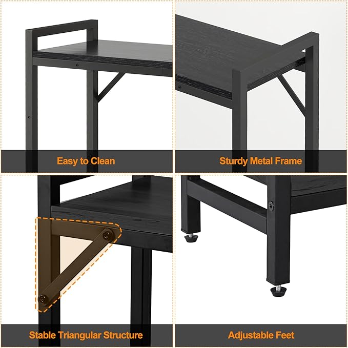 Narrow Console Table, 2 Tier Small Entryway Table, Sofa Table - Image 4