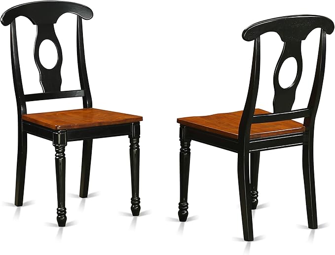 East West Furniture LGKE5-BCH-W 5 Piece Dining Room Furniture Set Includes a - Image 6