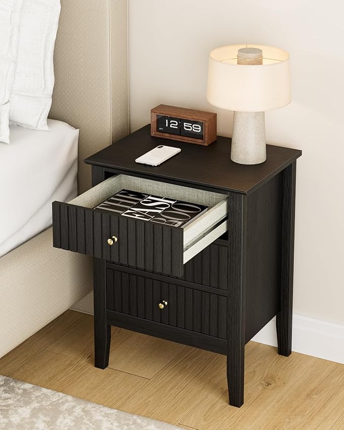 Fluted Nightstand, Farmhouse Night Stand - Image 5