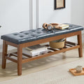 Upholstered Shoe Bench Entryway Bench by MILCIL