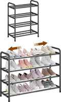 KANAV 4-Tier Expandable Shoe Rack – Adjustable Shoe Organizer & Shoe Storage by Shoeracks