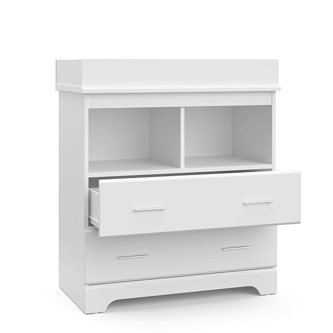 Storkcraft Brookside 2 Drawer Changing Table Dresser – GREENGUARD Gold Certified - Image 7