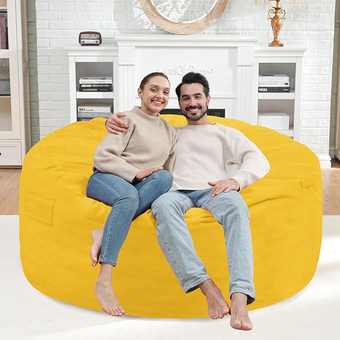 4FT Bean Bag Chair, Large Bean Bag Chairs - Image 2