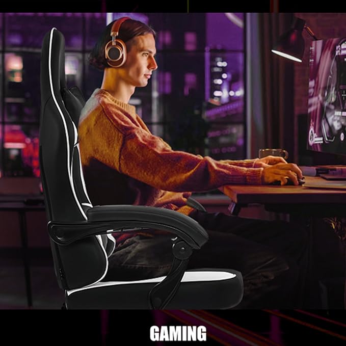 Gaming Chair for Adults and Teens, Ergonomic Leather Video Game Chairs - Image 8