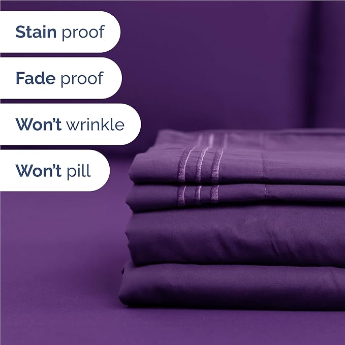Twin XL Size 3 Piece Sheet Set - Image 5