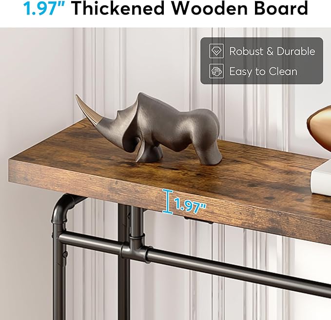 Tribesigns Console Table, 70.9 Inches Extra Long Sofa Table - Image 4