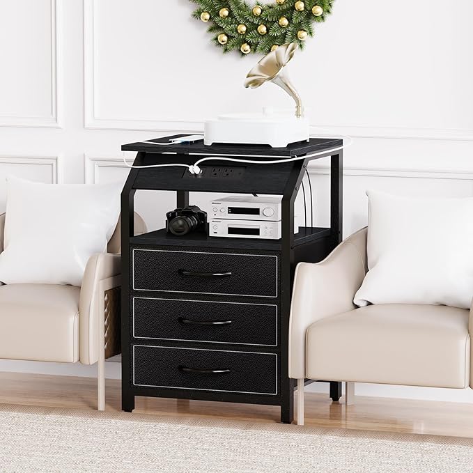 End Tables Set of 2, Nightstands - Image 2
