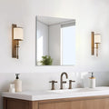 Frameless Mirror, 16x20 Inch Bathroom Mirrors by CILIBER