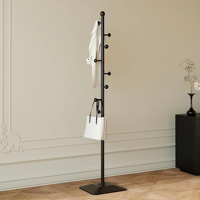 Coat rack, Metal coat hanger stand, Coat Tree freestanding Heavy duty - Image 2