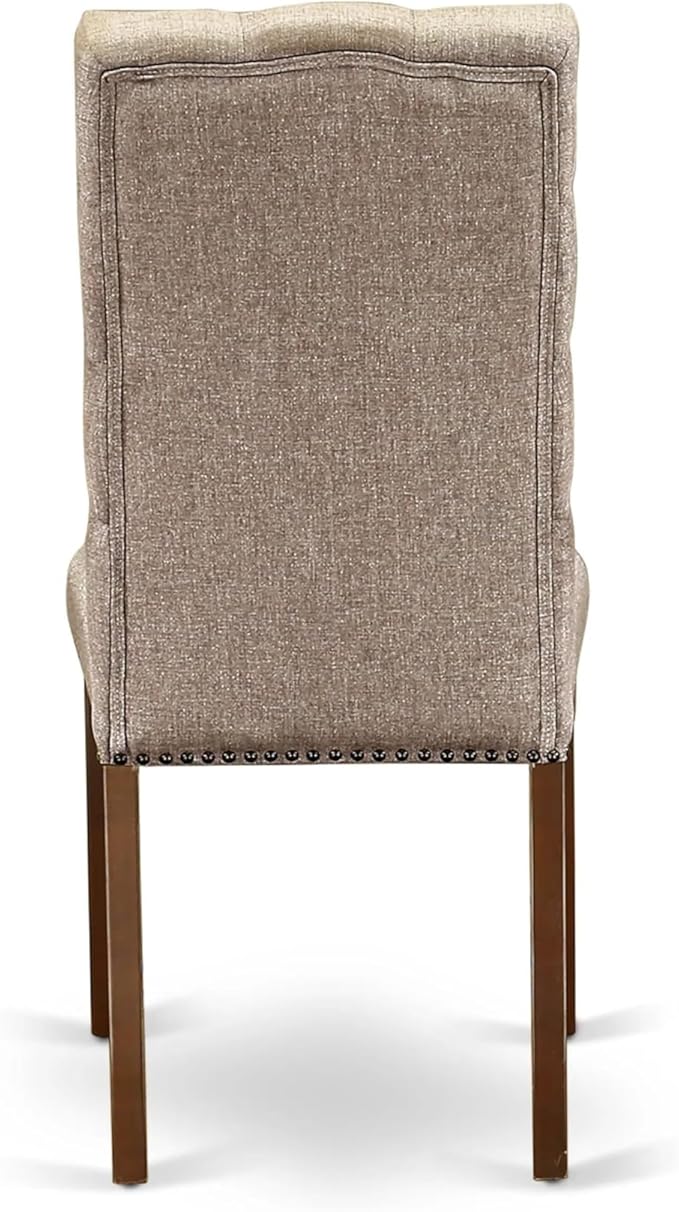East West Furniture ELP3T16 Elsa Parson Dining Chairs - Image 8