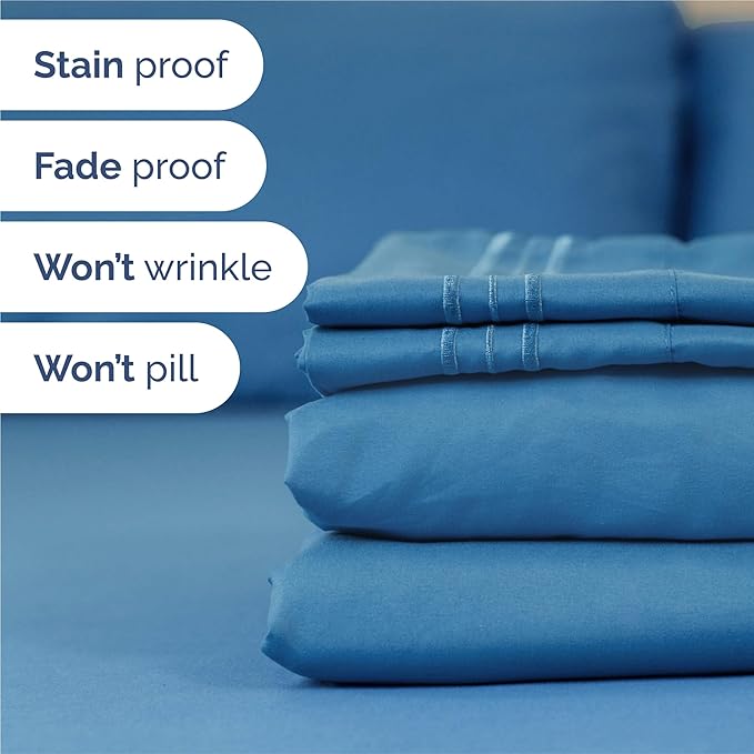 Split King Size 5 Piece Sheet Set - Image 5
