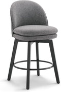 Counter Height Barstools 26 inch Upholstered Swivel Bar Stools by Kislot