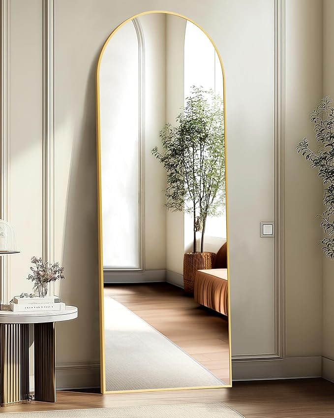 Arched Full Length Mirror, by TRAHOME