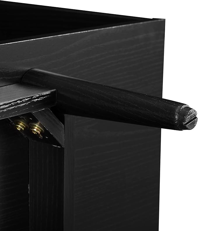 Crosley Furniture Liam Large Vinyl Record Storage TV Stand and Entertainment - Image 10