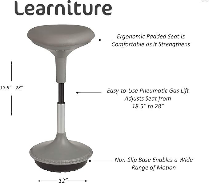 Learniture Adjustable Height Active Learning Stool - Image 3