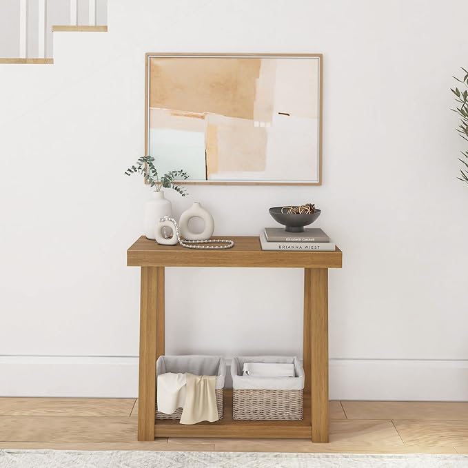 Plank+Beam Solid Wood Console Table - Image 3