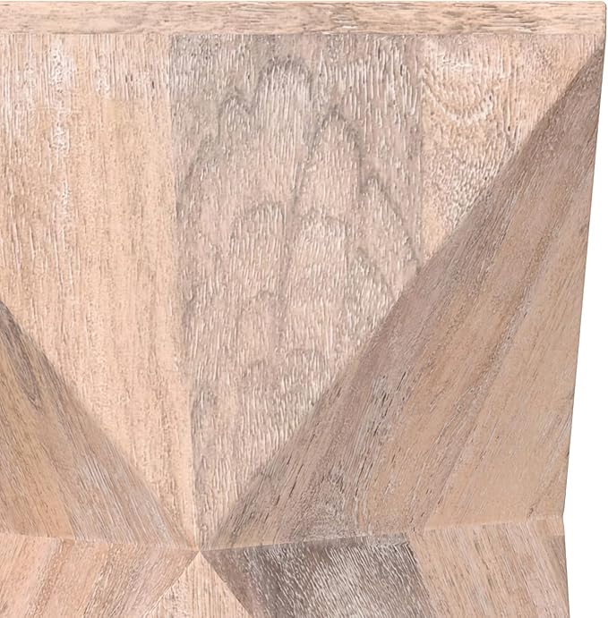 SIMPLIHOME Sutton 14-inch Wide Solid Mango End Table in Cerused Natural - Image 8