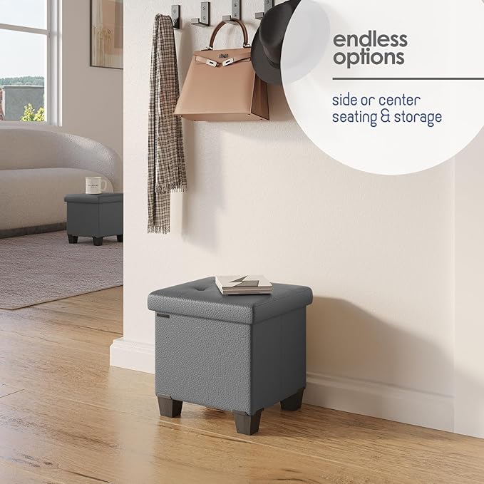 STORAGEBUD Storage Ottoman Cube - Image 7