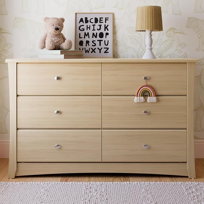 Storkcraft Crescent 6 Drawer Double Dresser – GREENGUARD Gold Certified - Image 2