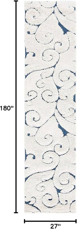 SAFAVIEH Florida Shag Collection Runner Rug - Image 2