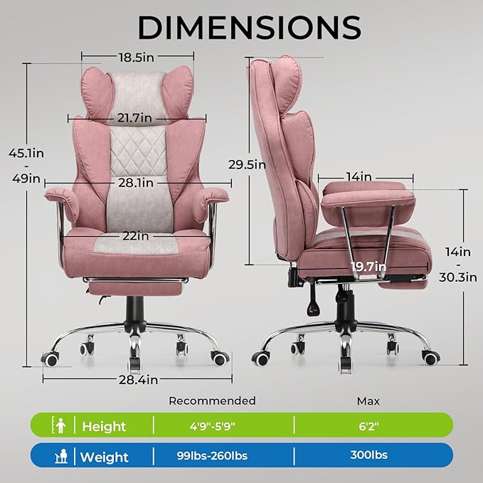 GTRACING Gaming Chair, Office Chair - Image 2