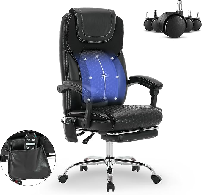 2-Pack Massage Office Chair - Image 8