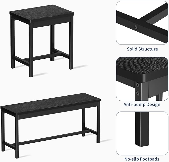 GarveeHome 5-Piece Dining Table Set - Image 6