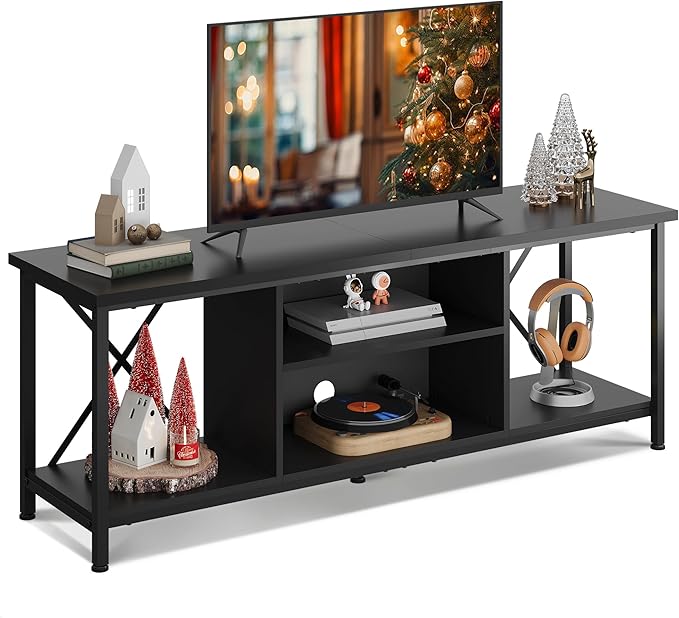 WLIVE TV Stand up to 65 Inch TV, Industrial TV Console by WLIVE
