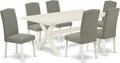 East West Furniture X027EN206-7 7 Piece Dining Room Furniture Set Consist of a by EastWestFurniture