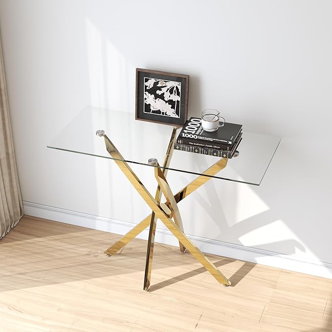 Tempered Glass Console Table - Image 3
