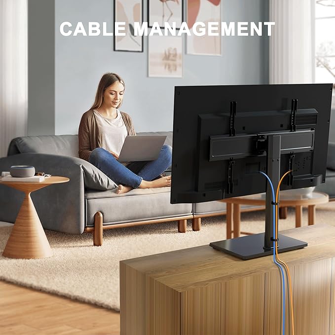 Universal Swivel TV Stand Base Table Top TV Stand - Image 5