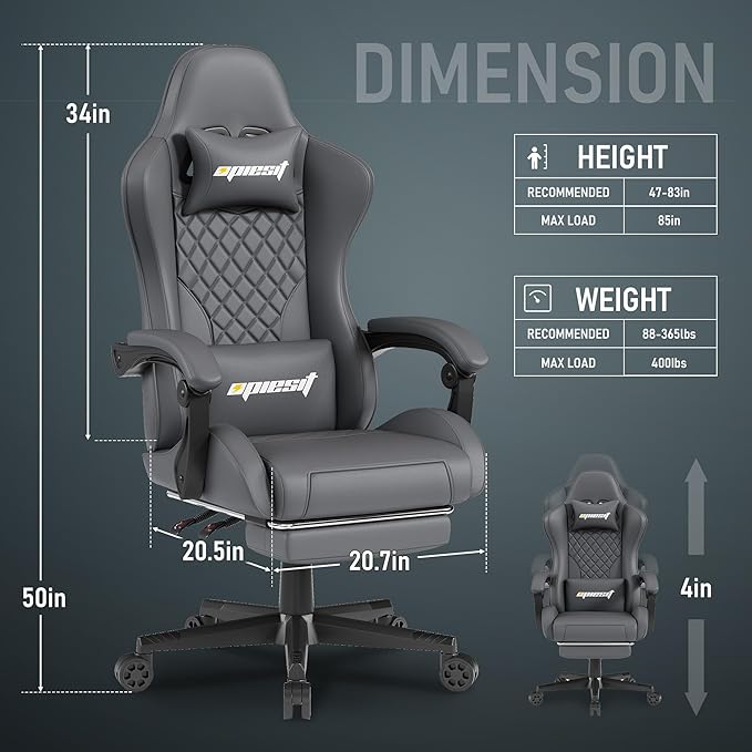 Gaming Chair, Ergonomic Computer Chairs - Image 3