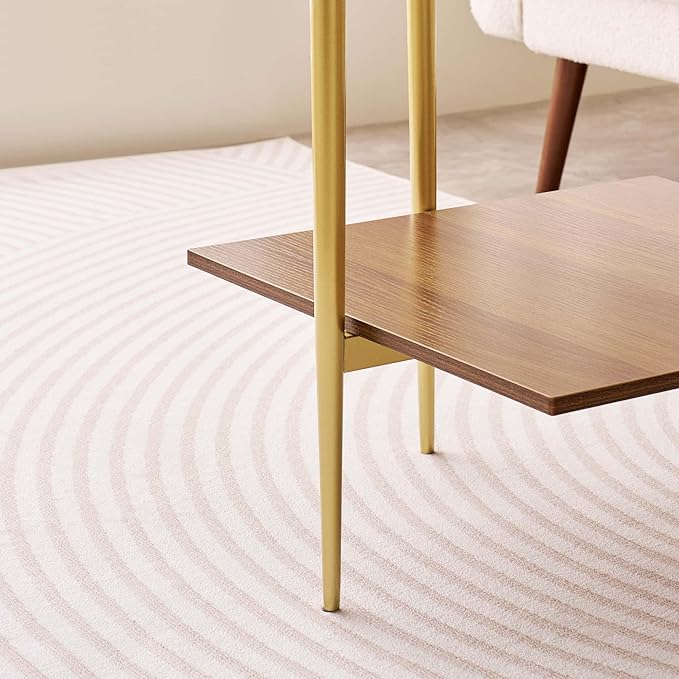 Glass End Table, Mid-Century Modern Design Sofa Table, - Image 8