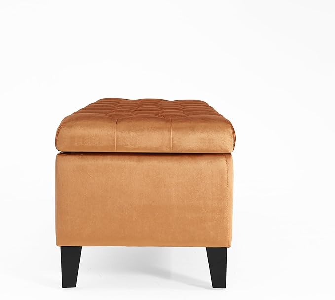 Christopher Knight Home Gloust Velvet Storage Ottoman, Upholstered Rectangular - Image 10