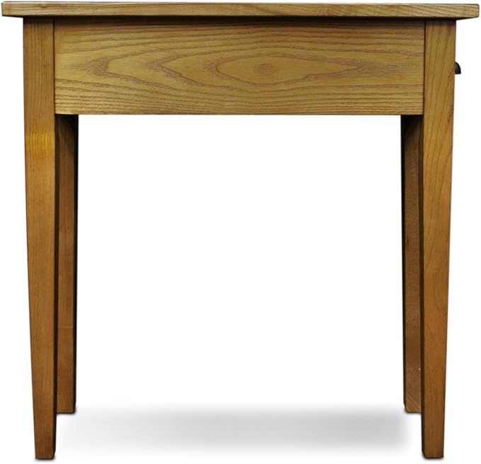 Leick Home, End Table, Solid Wood, 1 Drawer, Easy Assembly, 10 in W x 24 in D x - Image 5