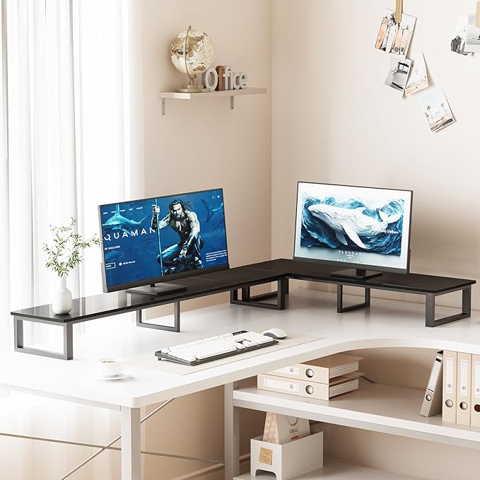 aboxoo 47" TV Riser for 32-60 inch TV, TV Riser Stand Shelf, Tabletop TV Stand - Image 3