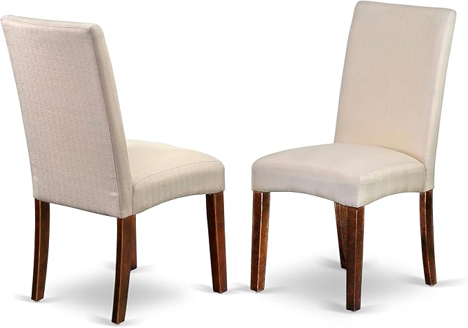 East West Furniture ANDR5-MAH-01 5 Piece Kitchen Table & Chairs Set Includes a - Image 4