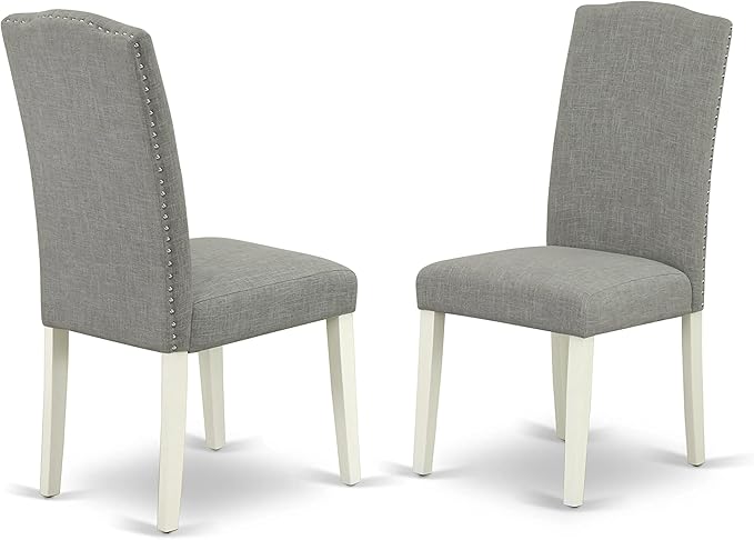 East West Furniture X077EN206-7 7 Piece Modern Dining Table Set Consist of a - Image 4